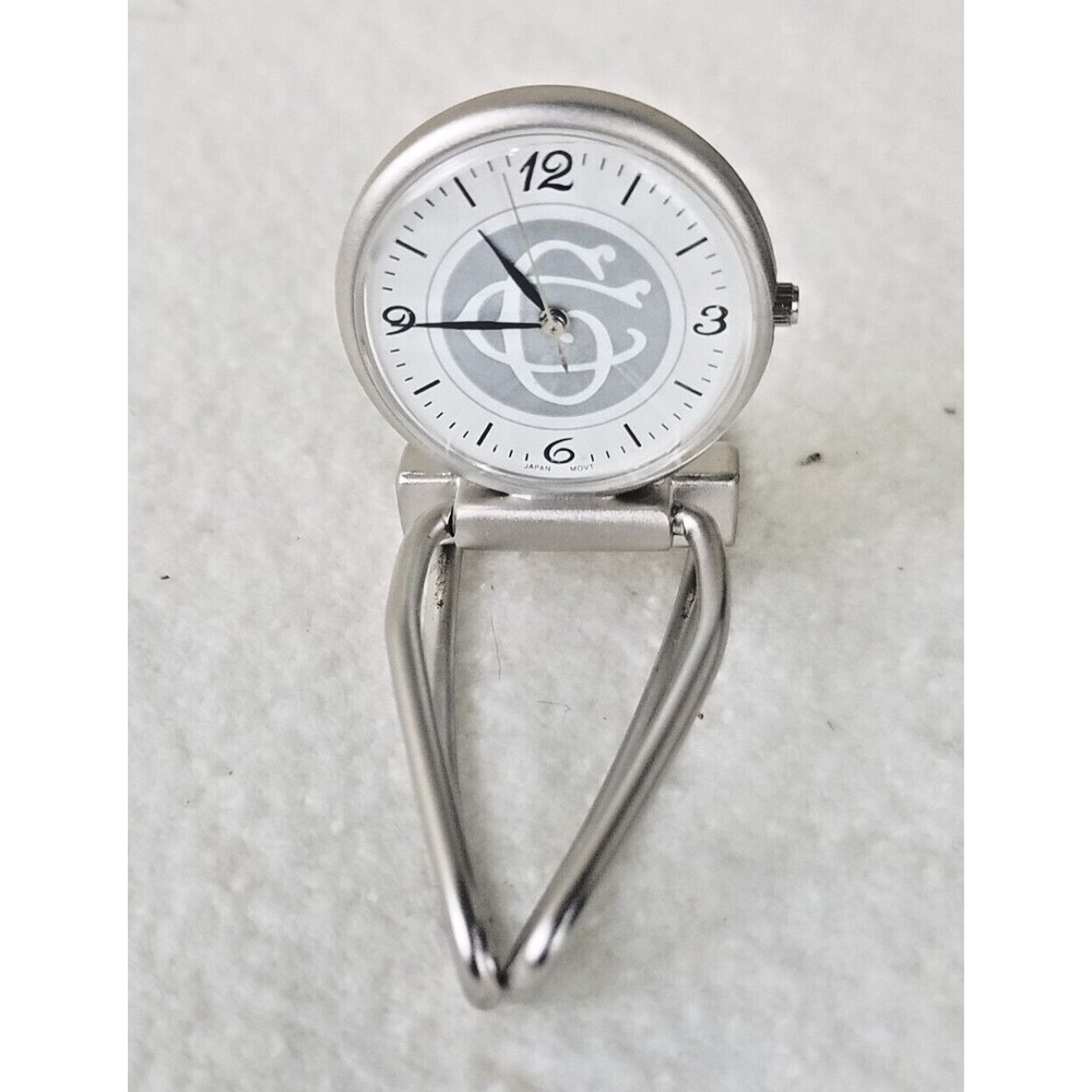 clip on watch stainless steel Time components ltd japan battery NIP batttery